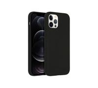 Accezz Coque Liquid Silicone avec MagSafe pour Apple iPhone 12 (Pro) - Noir