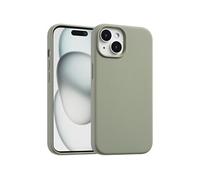 Accezz Coque Liquid Silicone avec MagSafe pour Apple iPhone 15 - Cooper Green