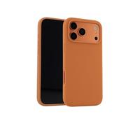 Accezz Coque Liquid Silicone avec MagSafe pour Apple iPhone 17 Pro - Orange