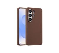 Accezz Coque Liquid Silicone avec MagSafe pour Samsung Galaxy S26 Ultra - New Tea Brown
