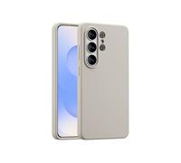 Accezz Coque Liquid Silicone avec MagSafe pour Samsung Galaxy S26 Ultra - Stone