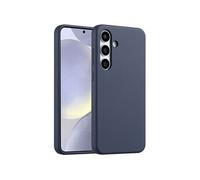 Accezz Coque Liquid Silicone pour Samsung Galaxy S25 Plus - Bleu foncé
