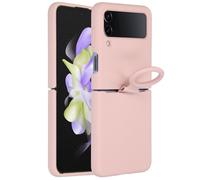 Accezz Coque Liquid Silicone pour Samsung Galaxy Z Flip 4 - Rose