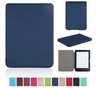 Coque Liseuse Numérique Kobo Clara HD Etui Ebook avec Rabat Magnétique pour Kobo Clara HD - Bleu