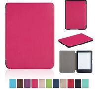Coque Liseuse Numérique Kobo Clara HD Etui Ebook avec Rabat Magnétique pour Kobo Clara HD - Rouge