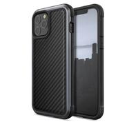 Raptic coque lux fibre de carbone noir pour iphone 12 pro max