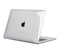 TECOOL Coque Compatible avec MacBook Air M1 (A2337) et MacBook Air 13 Pouces Retina 2020 2019 2018 (A2179 A1932), Coque Rigide de Protection en Plastique Fine, Transparente Clair