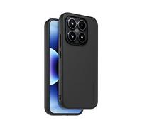 Made For Xiaomi Coque arrière semi-rigide pour Xiaomi 17 au touché peau premium Noir