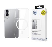 Coque MagCase 3MK en silicone transparente pour Samsung Galaxy S25 Edge