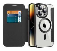 Coque Magn¿¿Tique Compatible Avec Iphone 13 Pro,Housse En Cuir Pu Flip Pochette Portefeuille ¿¿Tui Avec Emplacement Carte Coque De T¿¿L¿¿Phone Transparent Coque Pour Iphone 13 Pro