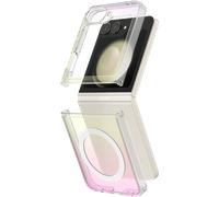 Coque Magnet Samsung Galaxy Z Flip 6 / Flip 7 FE Hybride Transparente Irisée Bigben