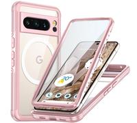 Coque magnétique antichoc pour Google Pixel 8 Pro Rose