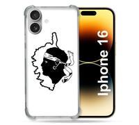 Coque Magnétique Compatible Magsafe Pour Iphone 16 Plus Voyage Corse Blanc