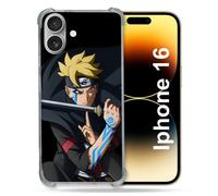 Coque Magnétique Compatible Magsafe Pour Iphone 16 Pro Manga Boruto Tatouage