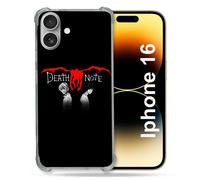 Coque Magnétique Compatible Magsafe Pour Iphone 16 Pro Manga Death Note Noir