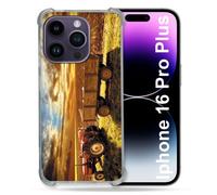 Coque Magnétique Compatible Magsafe Pour Iphone 16 Pro Plus Agriculture Tracteur Color