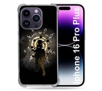 Coque Magnétique Compatible Magsafe Pour Iphone 16 Pro Plus Manga Naruto Sage