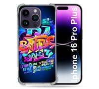 Coque Magnétique Compatible Magsafe Pour Iphone 16 Pro Plus Street Art Rap