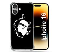 Coque Magnétique Compatible Magsafe Pour Iphone 16 Pro Voyage Corse Noir