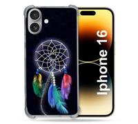 Coque Magnétique Compatible Magsafe Pour Iphone 16 Pro Zen Attrape Reve Multicolore