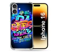 Coque Magnétique Compatible Magsafe Pour Iphone 16 Street Art Rap