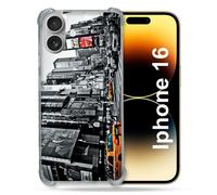 Coque Magnétique Compatible Magsafe Pour Iphone 16 Voyage Amerique Usa New York Taxi