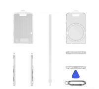 Coque magnétique en polycarbonate pour Plaud Note Pro Transparent