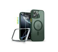 Coque Magnétique Esr Pour Iphone 16 Pro Max Halolock Pour Magsafe Vert Givré