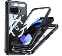 Coque Magnétique Google Pixel 9a Avec Dos En Verre Trempé 9h Le Noir