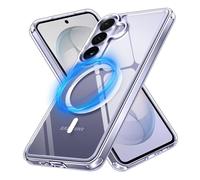 Coque Magnétique - HQSELECTION - pour Samsung Galaxy S26 5G - Compatible avec MagSafe - Dos Anti Rayures - Transparent