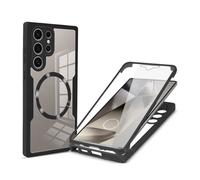 Coque magnétique - INF - Samsung S22/S22 Ultra - Protection 360° - Étui intégré - Noir