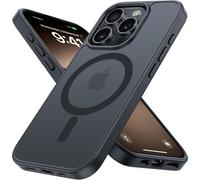 Coque Magnétique Mate Pour Iphone 16 Pro Compatible Magsafe ¿ Arrière Translucide Anti¿Empreintes, Fine Et Antichoc Niveau Militaire, Protection Anti¿Chute