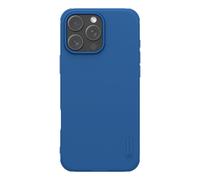 Nillkin Super Frosted Shield Pro Étui de protection magnétique pour iPhone 16 Pro - Bleu