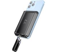 Coque magnétique pour Disque Dur Samsung T7 & Touch SSD avec câble de Type C 10 Gbit/s Compatible avec iPhone 15 Pro et Pro Max Magsafe - Noir