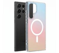 Coque Magnétique pour Galaxy S25 Ultra Effet Holographique 3mk Multicolore