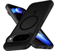 Coque Magnétique pour Google Pixel 10 / Pixel 10 Pro - Compatible MagSafe, Dos Translucide Mat Antirayures, Antichoc Renforcé, Mince Noir