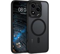 Coque magnétique pour Honor 400 Lite 5G KAL-Translucide mat 6,7"",étui fin antichoc compatible Magsafe,noir