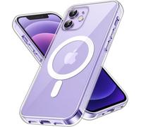 Coque Magnétique pour iPhone 12 MINI 5,4"", Compatible avec MagSafe, Dos Anti Rayures, Transparent - HQSELECTION®