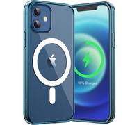 Coque Magnétique Pour Iphone 12 Mini 5,4 Pouces Compatible Avec Magsafe Recharge Sans Fil, Étui Housse De Téléphone Antichoc, Dos Transparente Anti-Rayures (Marine)[Shj41904623]
