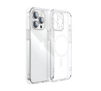 Coque magnétique pour iPhone 14 Plus compatible MagSafe, transparente 14D