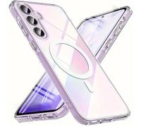 Coque Magnétique pour Samsung Galaxy A15 5G, Compatible avec MagSafe, Dos Anti Rayures, Transparent