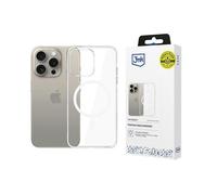 3MK Clear MagCase coque pour téléphone 6.69" Housse Transparent pour Apple iPhone 15 Pro Max