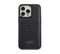 Coque MagSafe - AUDI - iPhone 13 Pro Max - Cuir synthétique - Compatible MagSafe - Noir