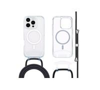 imoshion Coque MagSafe avec cordon amovible pour Apple iPhone 16 Pro Max - Transparent