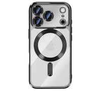 Avizar Coque pour iPhone 17 Pro Compatible avec Contour Chromé Noir