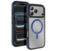 Coque Magsafe - AVIZAR - iPhone 17 Pro Max - Bleu - Coins Renforcés - Protection Rigide