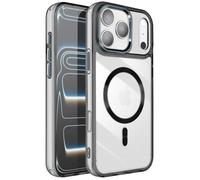 Coque pour iPhone 17 Pro Collection Cristal Color Compatible MagSafe Noir