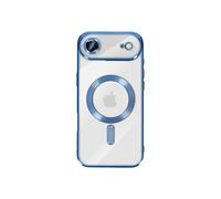 Coque Magsafe - AVIZAR - iPhone Air - Contour Chromé Bleu - Protection Chocs - Design Moderne