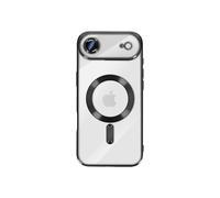 Coque Magsafe - AVIZAR - iPhone Air - Contour Chromé Noir - Protection Élégante - Souple
