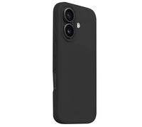 Coque MagSafe Color Cover Magnetic pour iPhone 16 en Silicone souple Noir